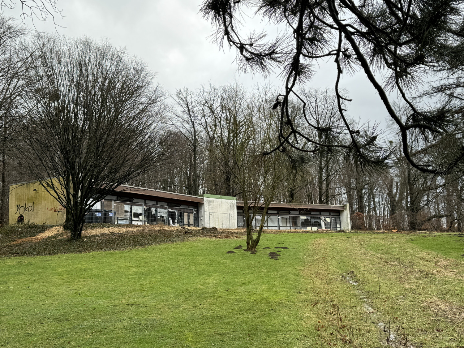 Die Qualität der Liegehalle ist nicht mehr auf den ersten Blick zu erkennen. Durch die Sanierung soll sie zu einem Juwel Bad Nenndorfs werden.
